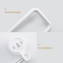 Wall Mounted Paper Towel Holder Strong Adhesive Multifunction Rotatable Roll Organizer for Kitchen Bathroom Living Room Office