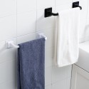 Towel Bar Bath Towel Clothes Hanger Nail-free Wall Mount Towel Rack Holder for Bathroom Kitchen Towel Storage Self