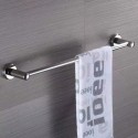 Bath Towel Rack 23 Inch Bathroom Shelves Wall Mounted Drilling Towel Holder Towel Bar Rustproof Stainless Steel Towel Shelf