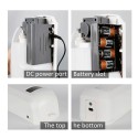 Fengjie Bathroom Touchless Cleaning Liquid Dispenser Machine Wall-mounted Fine Mist Spray Hand Hygiene Automatic Sensor Hand Cleaner Induction Sprayer Machine 1000ML (Batteries not included)