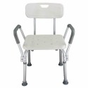 Adjustable Height Elderly Bath Tub Shower Chair Bench Stool Seat Non-slip