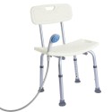 Adjustable Height Elderly Bath Tub Shower Chair Bench Stool Seat Non-slip