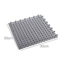 Bathroom Anti-Skidding Mat DIY Size Wet Area Matting Shower Room Floor Cushion with Drain Holes