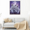 8 * 10 inches/20 * 25cm DIY 5D Diamond Painting Kit Tiger Resin Rhinestone Mosaic Embroidery Cross Stitch Craft Home Wall Decor