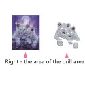 8 * 10 inches/20 * 25cm DIY 5D Diamond Painting Kit Tiger Resin Rhinestone Mosaic Embroidery Cross Stitch Craft Home Wall Decor