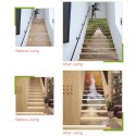 13 Pcs/Set 3D Stair Sticker DIY Steps Sticker Wall Decal Mural Wallpaper Removable Decals for Home Decor