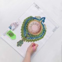 DIY 5D Diamond Painting Clock with Watch Movement Kit Special-shaped Diamond Embroidery Home Decor