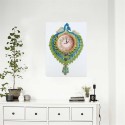 DIY 5D Diamond Painting Clock with Watch Movement Kit Special-shaped Diamond Embroidery Home Decor