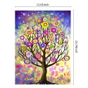 12*16 Inch Trees DIY 5D Diamond Painting Kit Full Drill Diamond Painting Acrylic Rhinestone Mosaic Painting Craft Home Wall Decor Gift Frameless