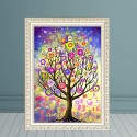 12*16 Inch Trees DIY 5D Diamond Painting Kit Full Drill Diamond Painting Acrylic Rhinestone Mosaic Painting Craft Home Wall Decor Gift Frameless