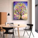 12*16 Inch Trees DIY 5D Diamond Painting Kit Full Drill Diamond Painting Acrylic Rhinestone Mosaic Painting Craft Home Wall Decor Gift Frameless