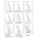 Creative Two Lines Gel Pen Double Lines Marker Stereo Color Pen for Students DIY Journal Planner Hand Account