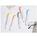 5 Colors Dual Tip Highlighter Pens Broad Chisel and Fine Tips Marker Pen for for School Students Office Home Supplies