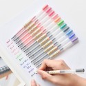 12pcs/set Gel Pen 0.5mm Pen Lead Colored Gel Ink Pens Comfort Grip for Drawing Painting Writing Coloring Books Art Project Office School Supplies