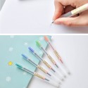 12pcs/set Gel Pen 0.5mm Pen Lead Colored Gel Ink Pens Comfort Grip for Drawing Painting Writing Coloring Books Art Project Office School Supplies