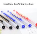 Gel Pen 0.35mm Pen Lead Black/Blue/Red Ink Writing Pens Gel Ink Pens Comfort Grip for Office Business School Student Signature Exam Stationery Supplies