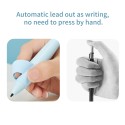 Mechanical Pencil 0.7mm HB Lead Automatic Pencil Correction Grip Uninterrupted Lead Non-slip Silicone Handle Elementary School Office Stationery Professional Exam Doodle Pencil