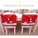 Christmas Chair Cover Non-woven Christmas Decoration Chairs Protection