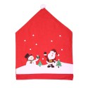 Christmas Chair Cover Non-woven Christmas Decoration Chairs Protection