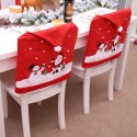 Christmas Chair Cover Non-woven Christmas Decoration Chairs Protection