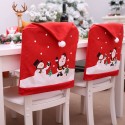 Christmas Chair Cover Non-woven Christmas Decoration Chairs Protection