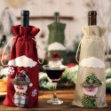 Christmas Wine Bottle Bag Santa Claus Snowman Wine Bottle Cover Christmas Gift Decorations Supplies