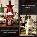 Christmas Wine Bottle Bag Santa Claus Snowman Wine Bottle Cover Christmas Gift Decorations Supplies