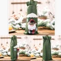 Christmas Wine Bottle Bag Santa Claus Snowman Wine Bottle Cover Christmas Gift Decorations Supplies