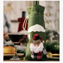 Christmas Wine Bottle Bag Santa Claus Snowman Wine Bottle Cover Christmas Gift Decorations Supplies