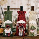 Christmas Wine Bottle Bag Santa Claus Snowman Wine Bottle Cover Christmas Gift Decorations Supplies