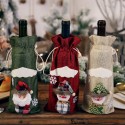 Christmas Wine Bottle Bag Santa Claus Snowman Wine Bottle Cover Christmas Gift Decorations Supplies