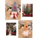 Christmas Decoration Doll Couple Forest Man Standing Pose Doll Christmas Tree Party Decoration