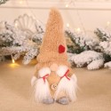 Christmas Decoration Doll Couple Forest Man Standing Pose Doll Christmas Tree Party Decoration