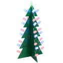 DIY Star Effect 3D Colorful L-ED Decorative Christmas Tree Kit