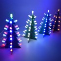 DIY Star Effect 3D Colorful L-ED Decorative Christmas Tree Kit