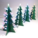 DIY Star Effect 3D Colorful L-ED Decorative Christmas Tree Kit