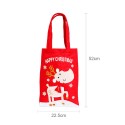 3pcs Christmas Gift Bags with Handles Reusable Grocery Bags Shopping Bags Candy Bag Treat Bags for Christmas Party Wedding Gift Snack Wrapping