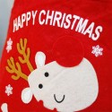 3pcs Christmas Gift Bags with Handles Reusable Grocery Bags Shopping Bags Candy Bag Treat Bags for Christmas Party Wedding Gift Snack Wrapping