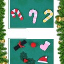 43 Inch DIY Felt Christmas Tree Ornaments Detachable Christmas Decoration for Home Wall Party Kids Gift Festivals Xmas Indoor Decor