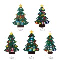 43 Inch DIY Felt Christmas Tree Ornaments Detachable Christmas Decoration for Home Wall Party Kids Gift Festivals Xmas Indoor Decor