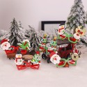 Christmas Glitter Party Glasses Christmas Decoration Costume Eyeglasses Party Glasses Frame for Holiday Favors(Santa and Reindeer)