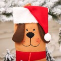 Christmas Decoration Supplies Creative Cute Cartoon Puppy Christmas Stockings Khaki Dog Christmas Puppy Socks