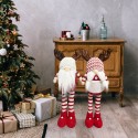 Christmas Decoration Santa Claus Elf Doll Ornament Desktop Collectible Doll Ornament Swedish Gnome Plush Doll Xmas Gift Holiday Festivals Decorations