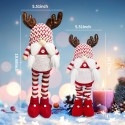 Christmas Decoration Santa Claus Elf Doll Ornament Desktop Collectible Doll Ornament Swedish Gnome Plush Doll Xmas Gift Holiday Festivals Decorations