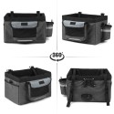 Foldable Bicycle Front Basket Removable Bike Pet Basket Pet Dog Cat Rabbit Carrier Camping Tote Bag