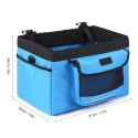 Foldable Bicycle Front Basket Removable Bike Pet Basket Pet Dog Cat Rabbit Carrier Camping Tote Bag