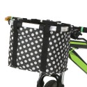 Folding Bike Basket Small Pet Cat Dog Carrier Bag Detachable Bicycle Handlebar Front Basket Cycling Front Bag Handbag