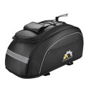 Waterproof Cycling Bicycle Insulated Cooler Bag MTB Bike Trunk Bag Rear Rack  Bag Storage Luggage Carrier Bag Pannier