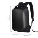 Shoulder Backpack LED Full-Color Screen Travel Laptop Backpack Waterproof Shoulder Bag for Daypack Outdoor