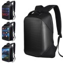 Shoulder Backpack LED Full-Color Screen Travel Laptop Backpack Waterproof Shoulder Bag for Daypack Outdoor